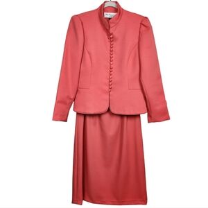 Adolf Schuman for Lilli Ann Vintage Skirt Set Rope Military Womens Size Medium